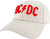 AC/DC Red Logo Hat Adjustable Sand