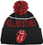 Rolling Stones Classic Tongue Bobble Beanie Black