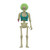 Super7 Return Of The Living Dead Zombie Trash Glow Figure 3.75"