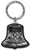 AC/DC Hells Bells Keychain Black