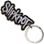Slipknot Band Logo Keychain White