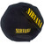 Nirvana Happy Face Distressed Baseball Hat Black