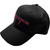 BlackPink Pink Venom Logo Baseball Cap Black
