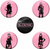BlackPink Band and Logo Button Badge 5 Pack Pink