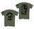 Black Label Society Flag T-Shirt Green