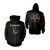 Bathory Goat Zip Up Hoodie Black