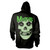 Misfits Glow Jurek Skull Pull Over Hoodie Black