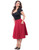 Steady Clothing Women's Pocket Thrills High Waist Skirt Red
