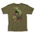 Marvel Incredible Hulk Punch Slim-Fit T-Shirt Military Green