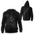 Metallica Black Album Burnished Zip Up Hoodie Black