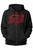 Death Life Will Never Last Zip Up Hoodie Black