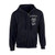 Motorhead Men's England Zip Up Hoodie Black
