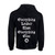 Motorhead Men's England Zip Up Hoodie Black