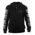 The Exploited Mohican Skull Zip Up Hoodie Black