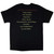 Megadeth Men's Peace Sells Tracklist T-Shirt Black