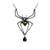 Alchemy of England Emerald Venom Necklace Silver
