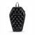 Rock Rebel Mina Bat Studded Coffin Backpack Vinyl Black