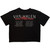 Van Halen '84 Tour Women's Crop Top T-Shirt Black