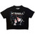My Chemical Romance Three Cheers Women's Crop Top T-Shirt Black
