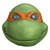 Trick or Treat Studios Teenage Mutant Ninja Turtles Michelangelo Vinyl Mask