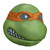 Trick or Treat Studios Teenage Mutant Ninja Turtles Michelangelo Vinyl Mask