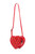Rock Rebel Mina Bat Studded Heart Crossbody Bag Red