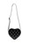 Rock Rebel Mina Bat Studded Heart Crossbody Bag Black