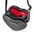 Rock Rebel Mina Bat Studded Heart Crossbody Bag Black