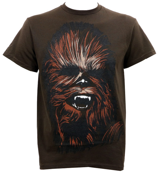 Star Wars Chewy Face T-Shirt - Merch2rock Alternative Clothing