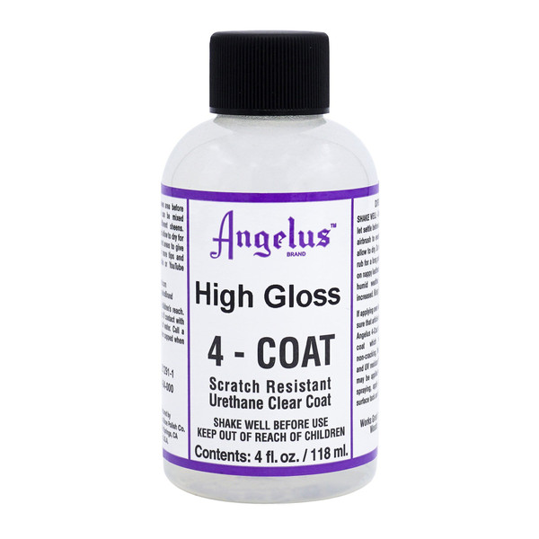 Angelus 4-Coat Scratch Resistant Urethane Clear Coat Matte 4oz