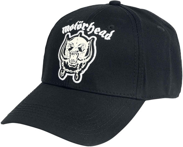 Cappellino Da Baseball Motorhead Ufficiale, Logo Warpig, Nero, Taglia Unica Regolabile