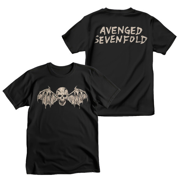 Avenged Sevenfold Hell Bat Slim Fit T-Shirt Black - Merch2rock