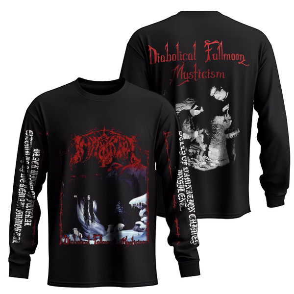 Immortal Diabolical Full Moon Mysticism Long Sleeve T-Shirt Black