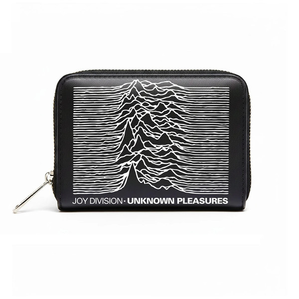 Joy Division Unknown Pleasures Bi-fold Zip Around Compact Purse