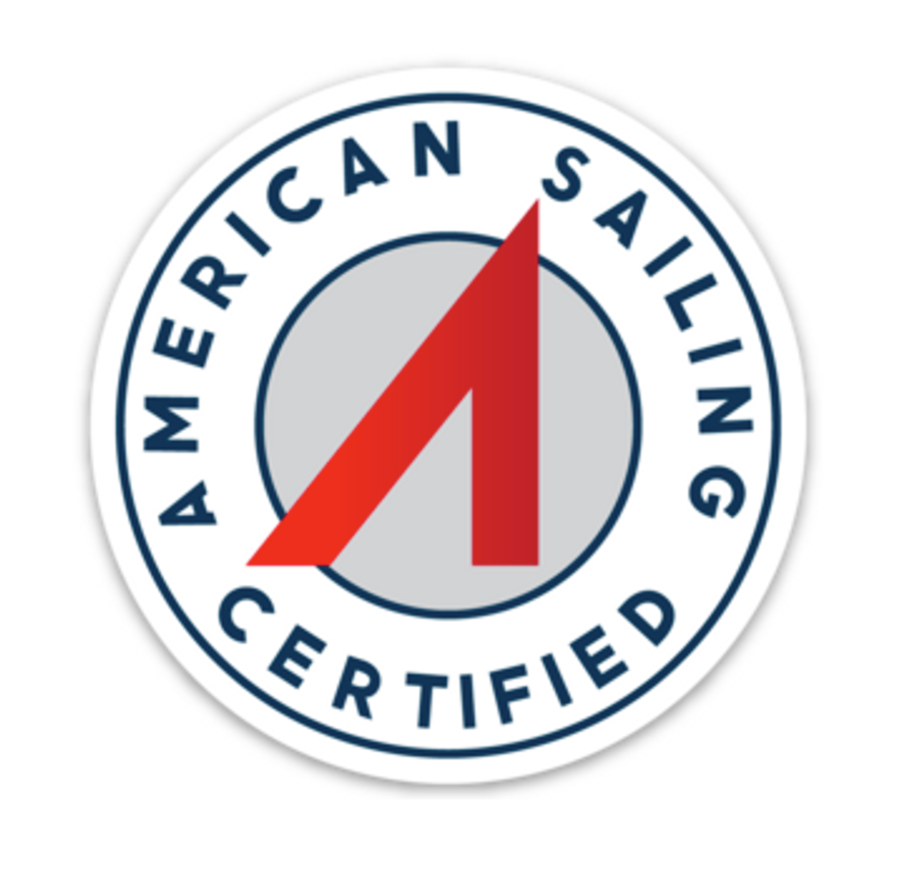 American Sailing Certified Emblem Sticker