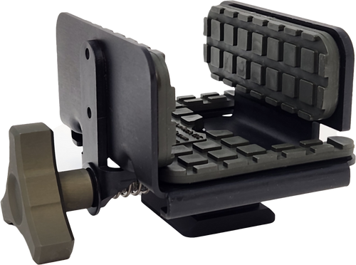 PIG Saddle GEN2 ARCA, Melonite Steel Black with OD Pads and Knob PIG01