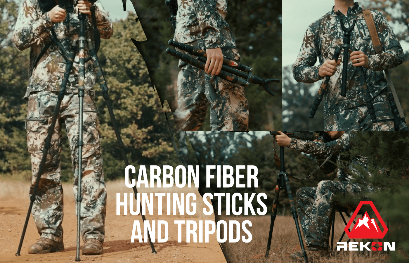 REKON Carbon Fiber Hunting Sticks and Tripods!