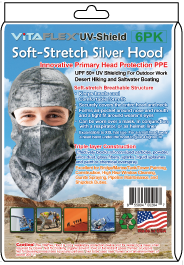 UV-Shield Silver Hood, Box of 12 x 6pk