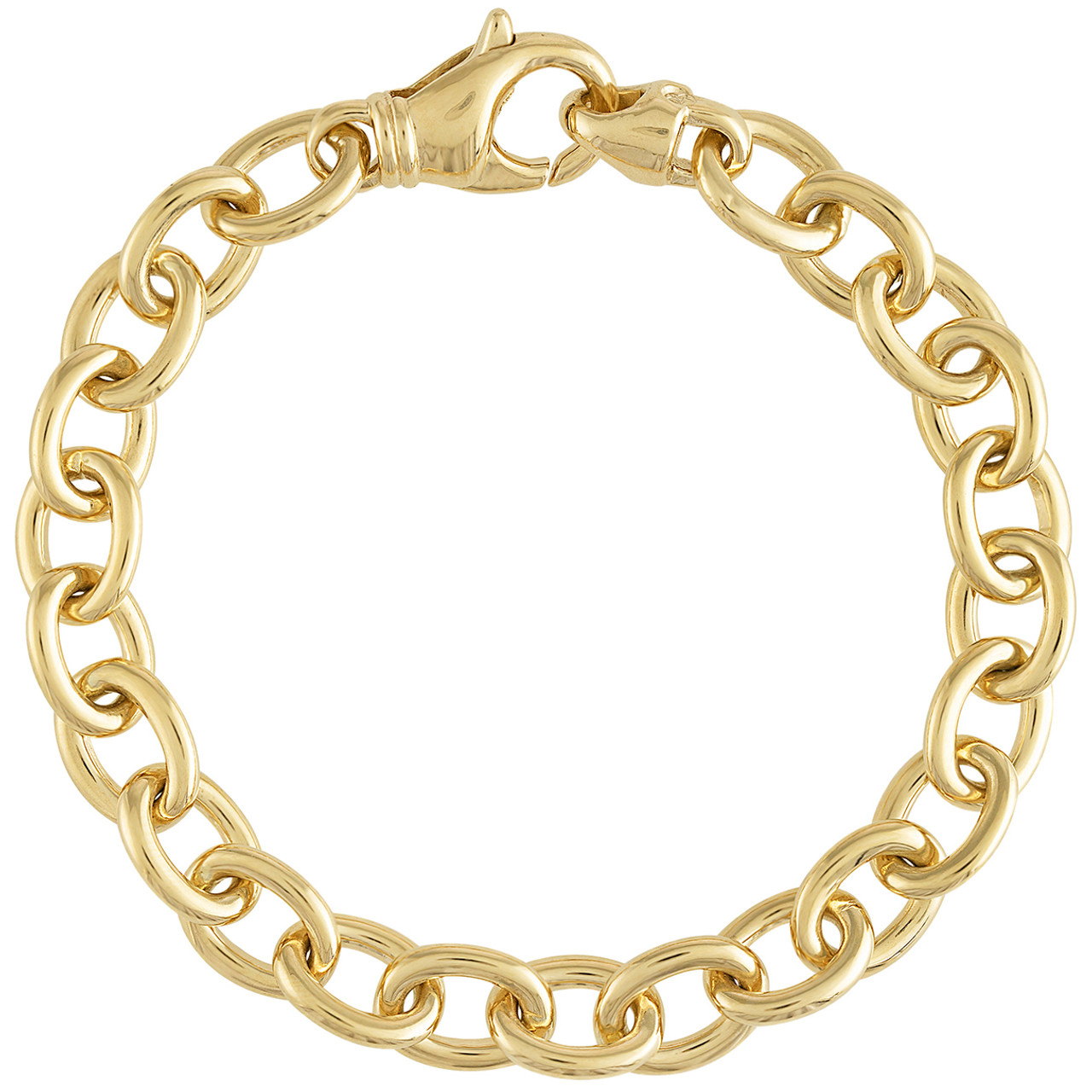 Gold Rush Double Link Charm Bracelet