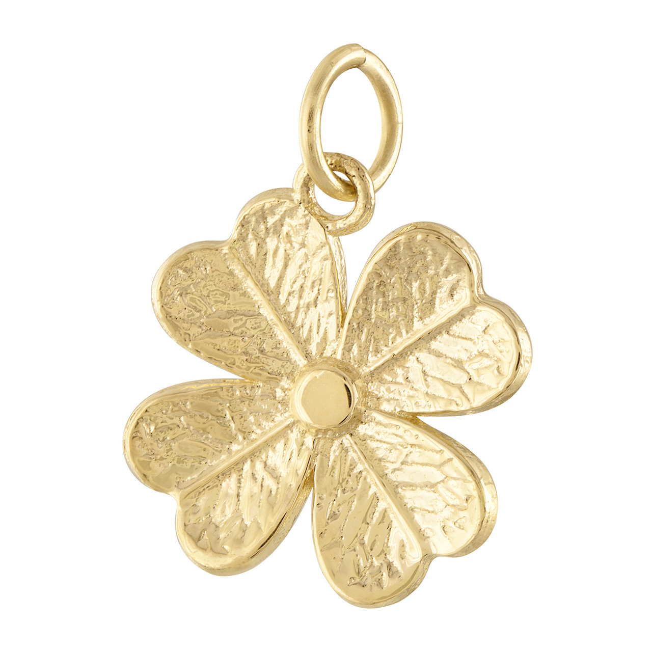 Four Leaf Clover 3 Flower Necklace - Gold and Rose Gold Rose Gold
