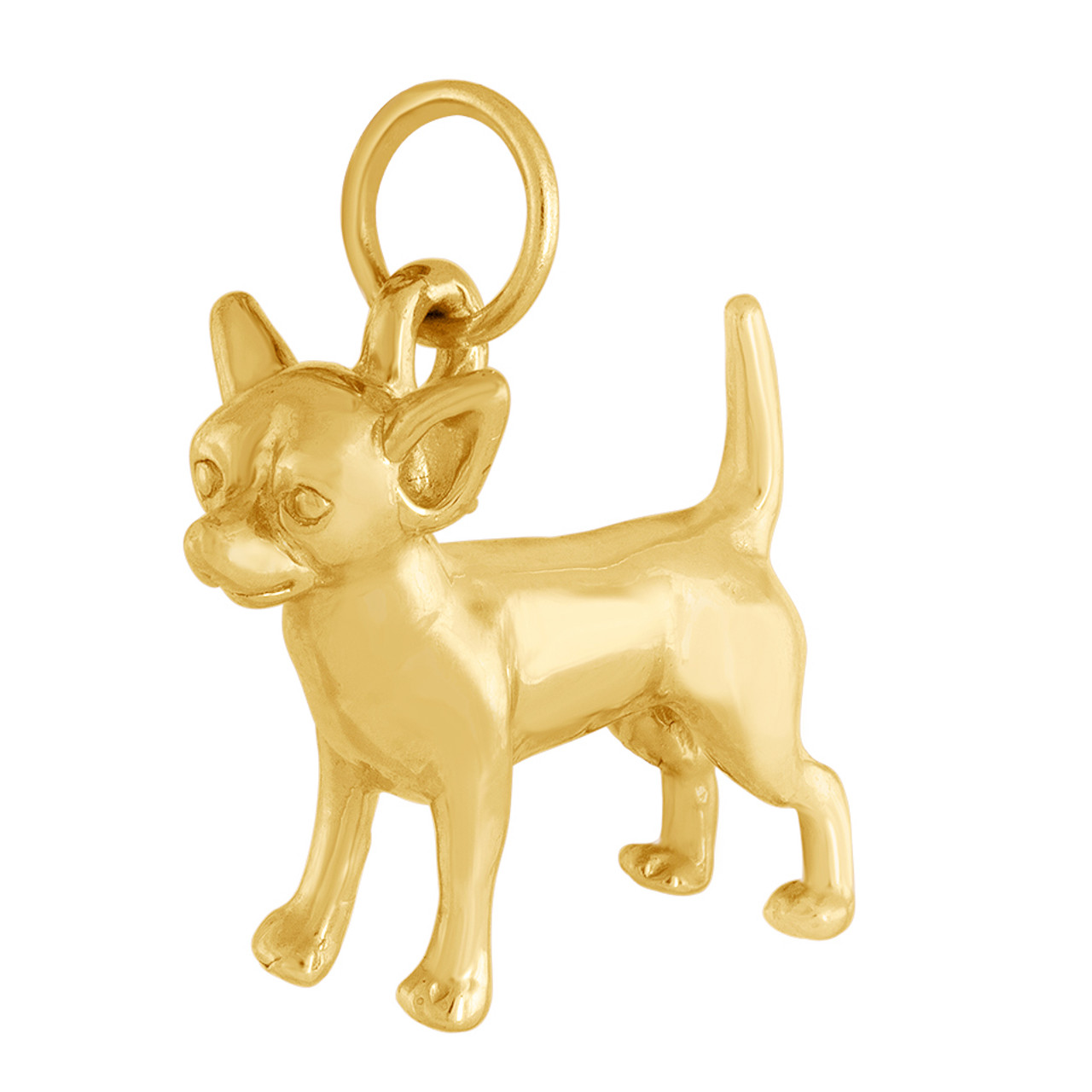 Gold on sale dog charms