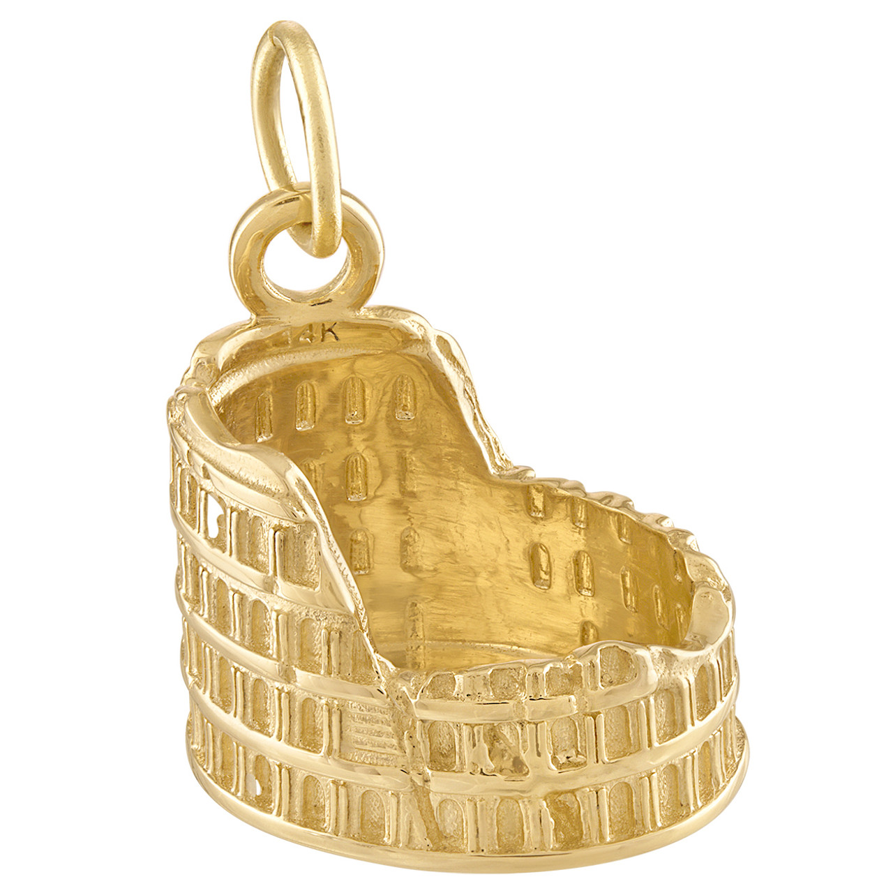 Roman Coliseum 14K Gold Charm