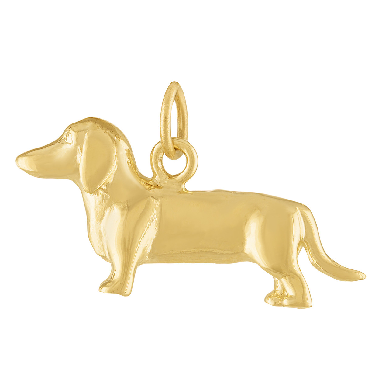 Dog - Dachshund 14k Gold Charm