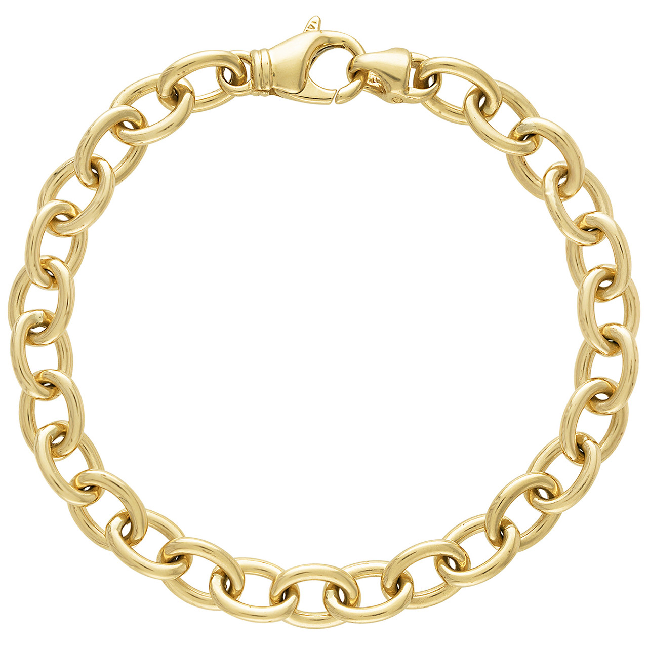 14K Gold Charm Bracelet