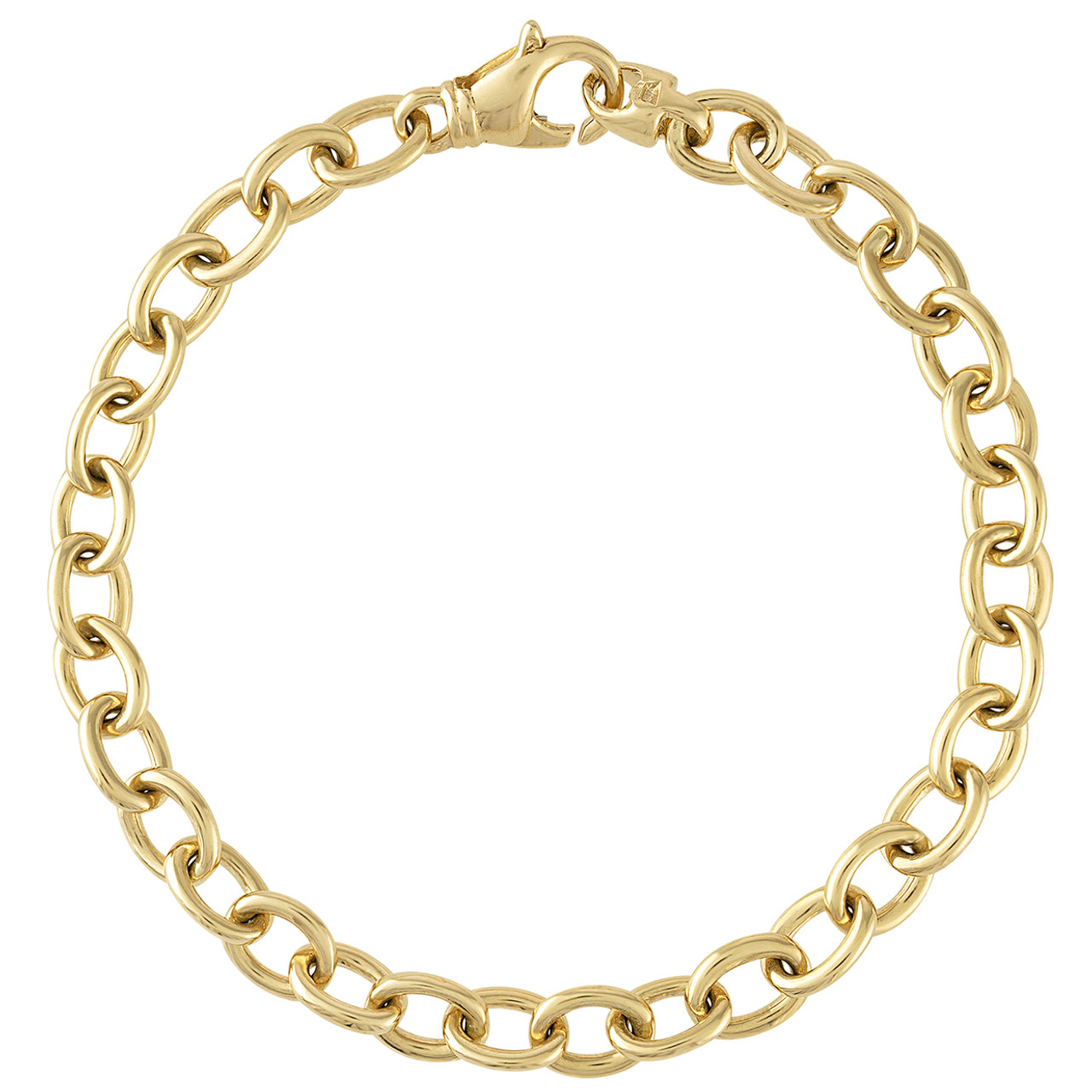 Kate 14k Gold Charm Bracelet