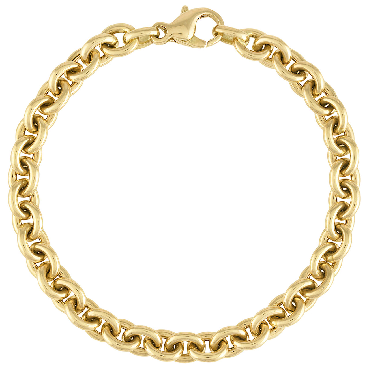 Rebecca Rolo 14K Gold Charm Bracelet | Vintage Charm Bracelets