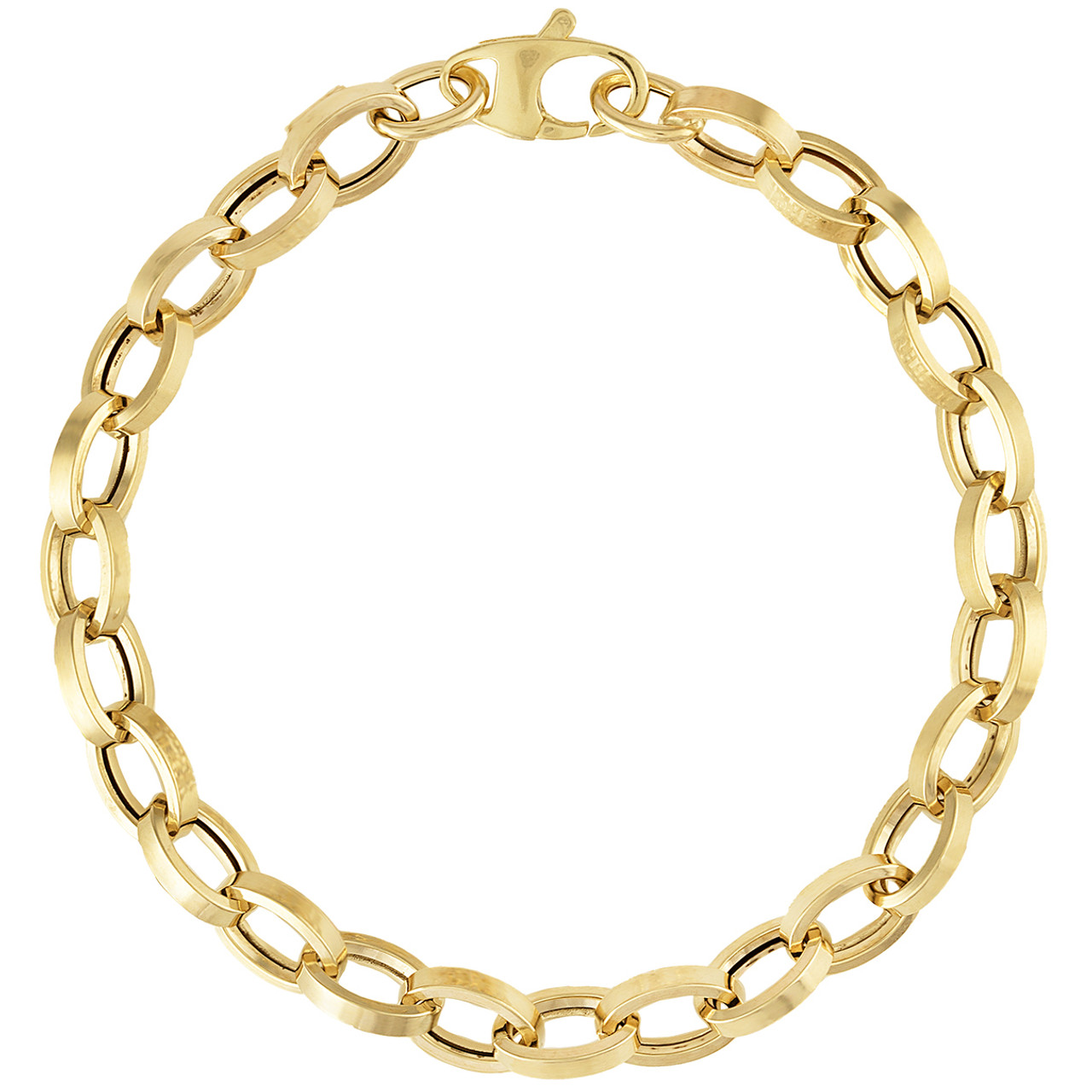 Men's X-Shaped Link Chain Bracelet