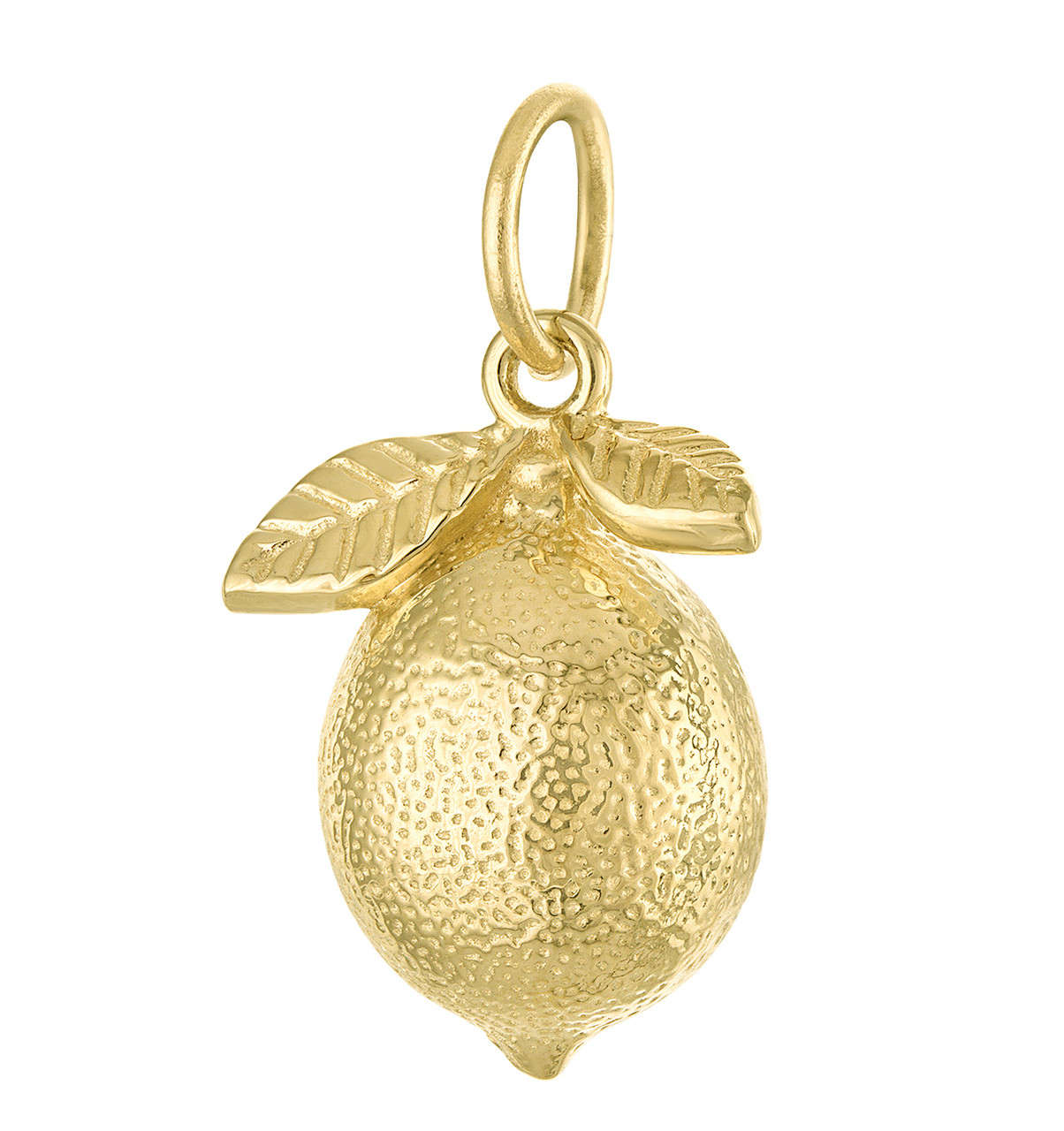 Lemon 14k Gold Charm