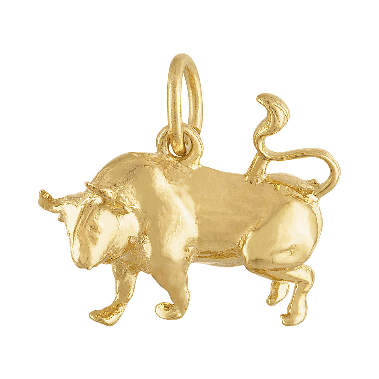 Ox Brass Cat Charms 9pc