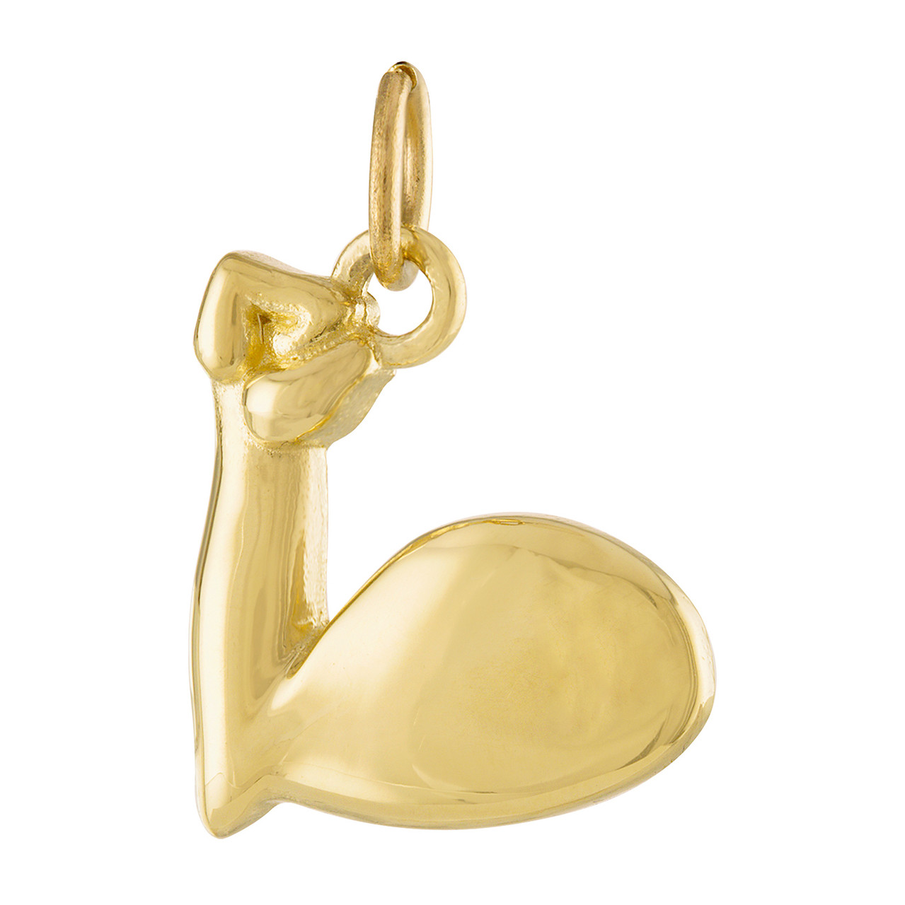 Strong Arm 14k Gold Charm